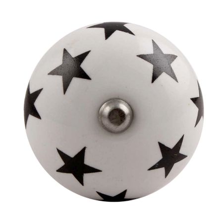 Black Star Ceramic Wine Stopper (Pack Of One Piece)